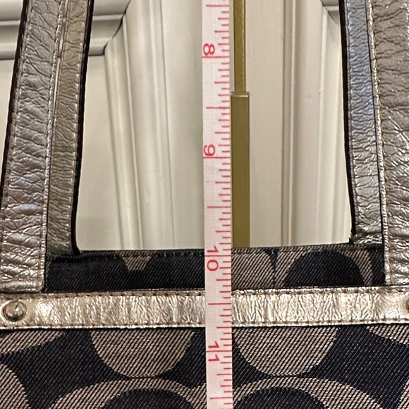 Coach Denim and Silver E1160-F17443 Bag with Shoulder Strap - Picture 8 of 12